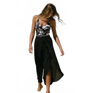 NEW TRIBAL cover up pant in black